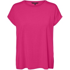 Bild von Damen T-Shirt VMAVA PLAIN Regular Fit Silt Grün 10284468 XL