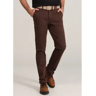 Bendorff für Herren. 801015001 Medium Regular Waisted Mittlere Taille Mittlere Taille Chino-Hose (32), Braun, Lässig, Baumwolle