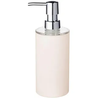 Sadena Seifenspender , Beige , Kunststoff , Uni , 7.5x17.5x7.5 cm , Kunststoffpumpe , Badaccessoires, Seifenspender