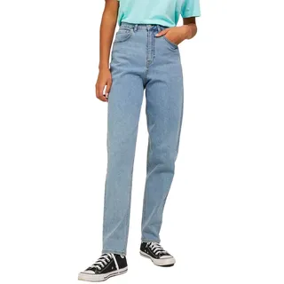 Jack & Jones Lisbon Mom Fit Mh4003 Hochtaillierte Jeans - Light Blue Denim - 28 - 30