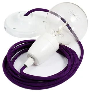 Creative Cables Rm14 50 Cm Hängelampe - Violet / White - One Size