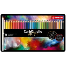 Bild Pastellkreidestift - STABILO CarbOthello - 36er Metalletui mit 36 verschiedenen Farben