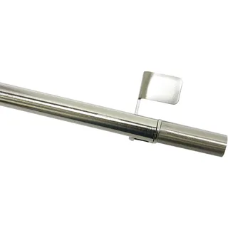 GARDINIA Klemmstange »Zylinder«, Länge 800 mm, Ø 10 mm, Metall - silberfarben