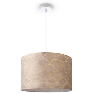 Paco Home Hugo Pillar 1-flg. Ø 45,5 cm abstrakt weiß
