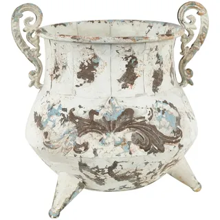 Deco 79 Classy entworfen Metall Vase mit Rostigen Look und Antik Charme