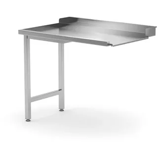 HENDI Ablauftisch für Haubenspülmaschine linke Seite, 1000x700x850mm