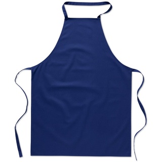 eBuyGB 1 Stück Catering Cooking Uni Chef's Unisex Küchenschürze Baumwolle Blau