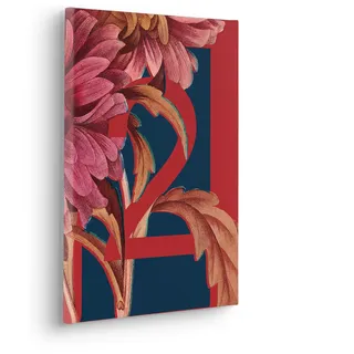 KOMAR Leinwandbild »Number 2 - Größe 30 x 40 cm« Natur 1 Stk. tlg. Keilrahmenbild mi Echtholzrahmen, bunt