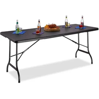Relaxdays Campingtisch Bastian Schwarz