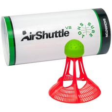Sure Shot Air Badminton-Shuttle V2, 3 Stück, rot, Einheitsgröße