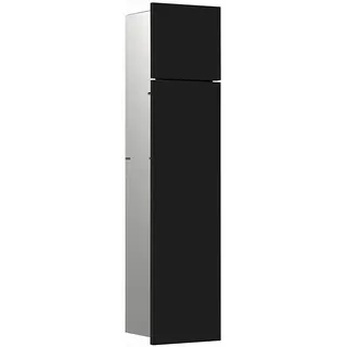 EMCO Asis Pure WC-Modul Unterputz, Anschlag rechts, schwarz matt