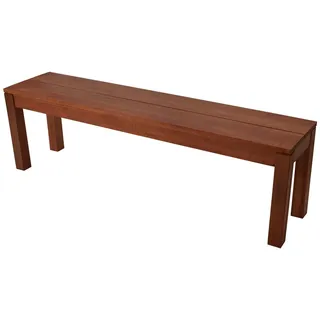 Gartenbank BRASILIA Eukalyptus-Holz Natur geölt Bank garten sitzen