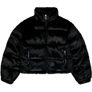Alpha Industries Fur Puffer Jacke Schwarz S