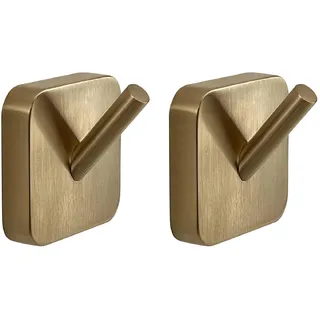 Gedy Set mit 2 Tonga Kleiderbügeln in mattem Gold