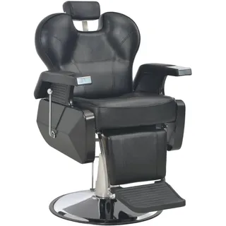vidaXL Friseurstuhl Schwarz 72×68×98 cm Kunstleder - Schwarz