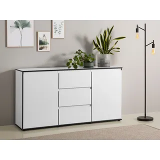 Hela Ariana 160 x 85 x 38 cm Schwarz/Weiß
