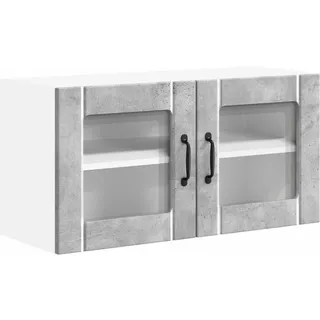 vidaXL Unterschrank Küchenschrank 80 x 31 x 40 cm Grau