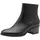 Stiefelette Leder Schwarz 39