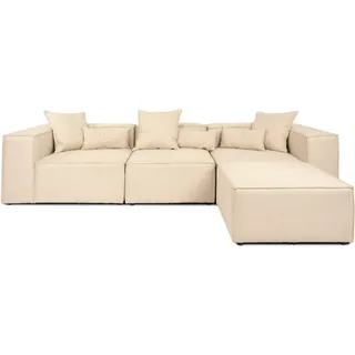 Home Deluxe Sofa VERONA L Beige - versch. Ausführungen