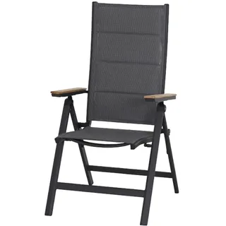 Siena Garden Klappsessel Tesoro 68 x 59 x 110 cm Matt-Anthrazit