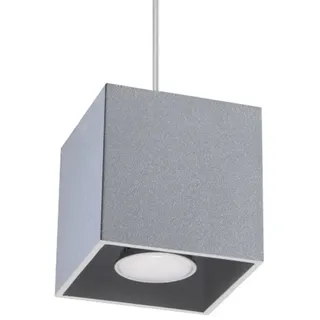 Sollux Quad 1 1xGU10 10W 10 cm grau Aluminium