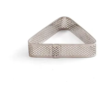 Decora 0064075 DREIECKIGER PERFORIERTER EDELSTAHL BACKRAHMEN 9 X 8 X 2 H CM