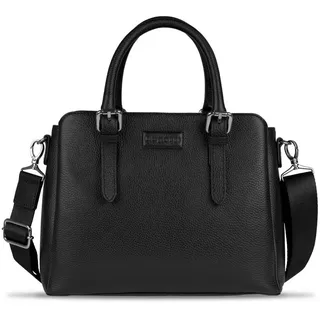 Bugatti Elsa Handtasche Leder 30 cm gelb