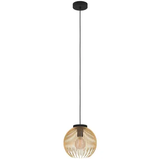 EGLO Venezuela 1-flg. 24 cm rund schwarz, gold