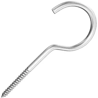 3X20mm Hakenschrauben in C-Form (50 Stück), Tassenhaken, M3 Ösenschraube, Wandaufhänger, Deckenschrauben zum Einschrauben für Tassen, LED-Leuchten, Weihnachtsdekoration, Pflanzen, Küchenhelfer