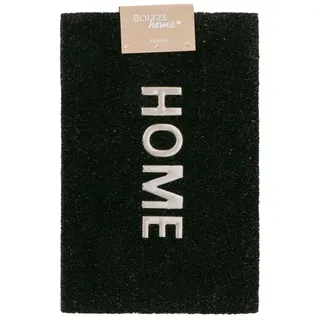 Boltze Home Fussmatte Kokosfaser Home 40/60 cm , Schwarz , Naturmaterialen , 40x60 cm , Teppiche und Böden, Schmutzfangmatten, Fußmatten