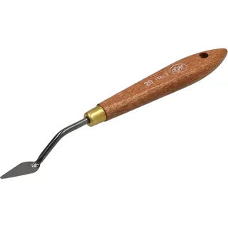 RGM 52006020 - Malmesser Classic Line, Form 020 2,5 cm, Malspachtel für pastose Farben und Strukturpasten flexibler Stahl Holzgriff