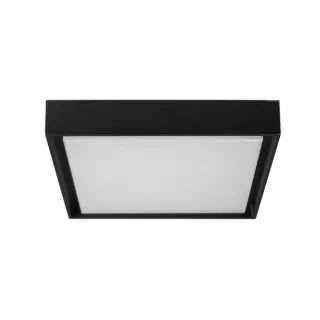 Brumberg 60108183 LED-Wand- oder Deckenanbauleuchte, 230 V AC, 50 Hz, 14 W, 3.000 K, IP54, schwar