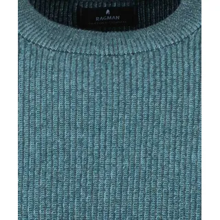 RAGMAN Rundhalspullover, grün