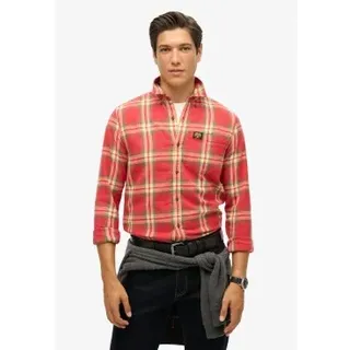 Superdry für Herren. M4010727A Langärmeliges Holzfällerhemd aus Baumwolle
orange (S), Rot, Lässig, Langarm, Bio-Baumwolle, Nachhaltig