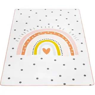 Paco Home Kinderteppich 155/230 cm Chicos 552 , Creme , Textil , Rechteckig , 155x230 cm , strapazierfähig, für Fußbodenheizung geeignet , Teppiche und Böden, Teppiche, Kinderteppiche