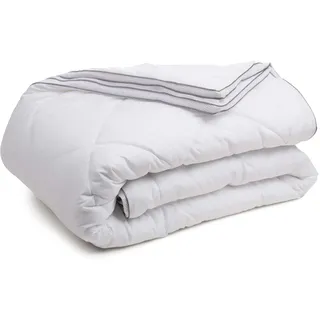 Gözze »Silberkante Bettdecke 135x200 & 155x220 cm« weiß,