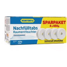 HUMYDRY® Nachfülltabs mit Loch 4x450g