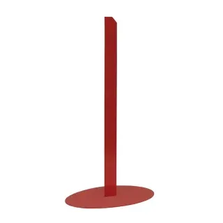 novocal Desinfektionsmittelsäule Desicenter, farbig, Für Hände-Desinfektionsmittelspender, Edelstahl, pulverbeschichtet, Farbe: rot