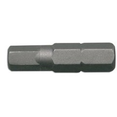 BLISTER DE 10 PUNTAS HEXAGONAL 1/4" 25 MM STANDARD (2 blister de 5 pcs medida equivalente en mm)