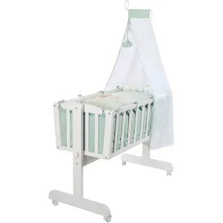 roba® Stubenbett »Woodland Buddies, Komplettwiegenset« mit Komplettausstattung