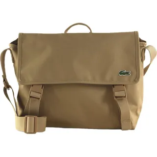 LACOSTE Umhängetasche Tablettasche Messenger Bag Tan beige - Beige