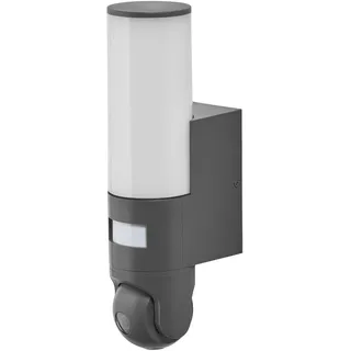 Osram Außenwandleuchte grau IP44 mit Bewegungsmelder und WiFi-Steuerung