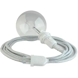 Creative Cables Rl01 3 M Hängeleuchte Für Lampenschirm - White - One Size