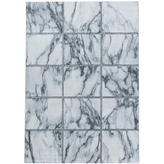 Ayyildiz Webteppich Naxos 3816 silber, 200 x 140 cm, 80% Polypropylen (PP), Polyester)