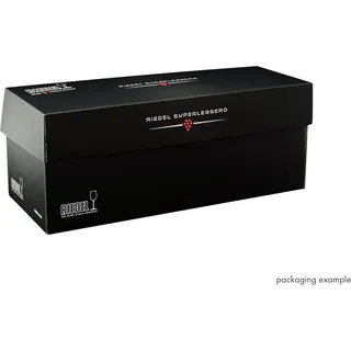 RIEDEL Superleggero Bordeaux Grand Cru Weinglas-schwarz 6425/00B - Transparent, Schwarz