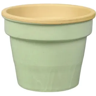 Pflanztopf Lafiora Ton Ø 34 cm H 26,5 cm pastell grün