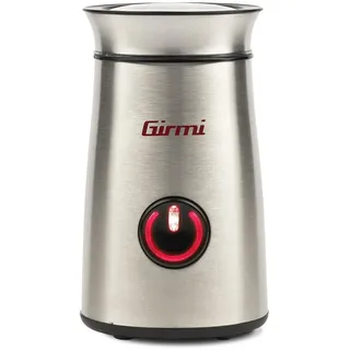 Girmi MC01 Kaffeemühle, 150 W, Edelstahlgehäuse, 50 g Fassungsvermögen, PULSE-Betrieb, Mahlt Gewürze und Kaffee, Edelstahlklingen, Hinterleuchteter Knopf, Kabelaufwicklung an der Basis