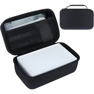 RIYADAone Hartschalen Schutzhülle Tasche Geeignet für Liene Amber M100 / M200 Farbsublimation Sofortbilddrucker und Handy Fotodrucker (Schwarz)