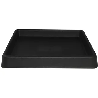 Tusco Products TRSQ11BK Pflanzschale, quadratisch, Schwarz