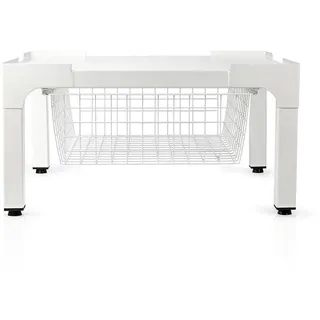 Nedis Korb für Waschmaschine und Trockner - White